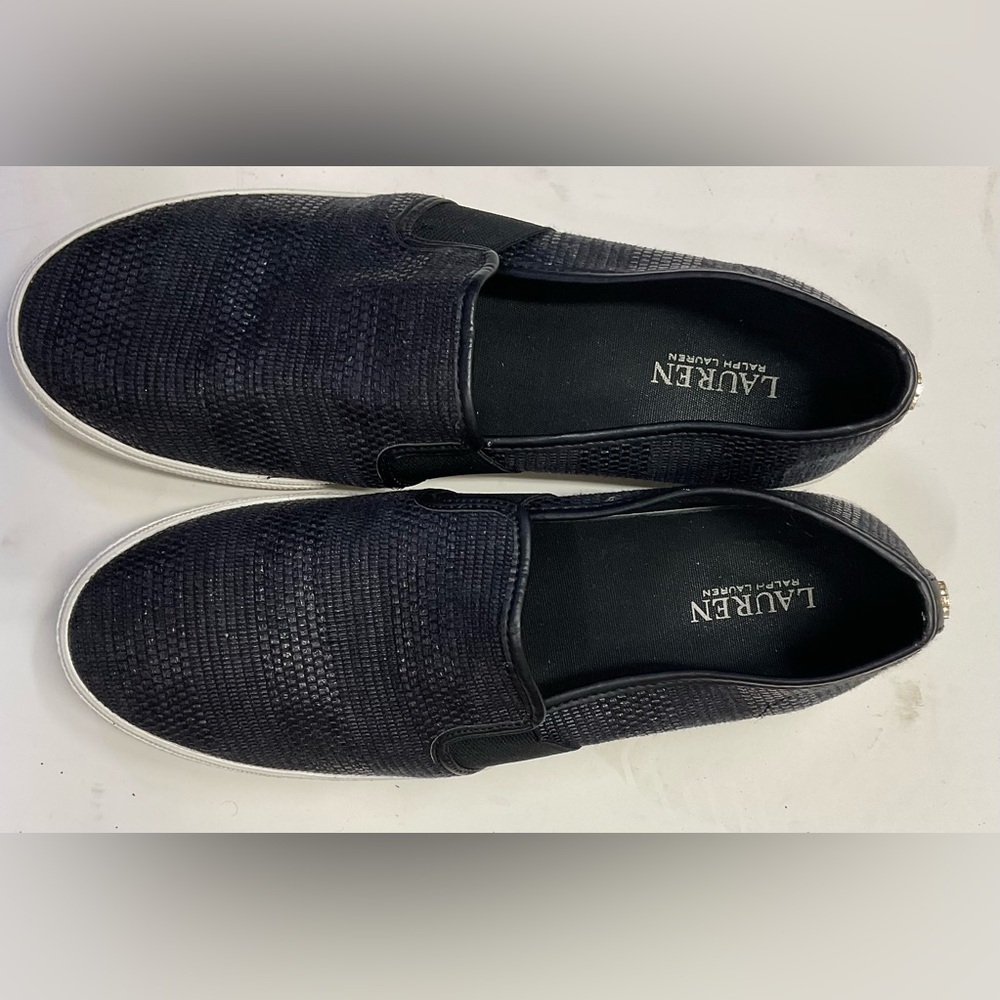 Ralph Lauren Sandals Black Women Slip-On Shoes